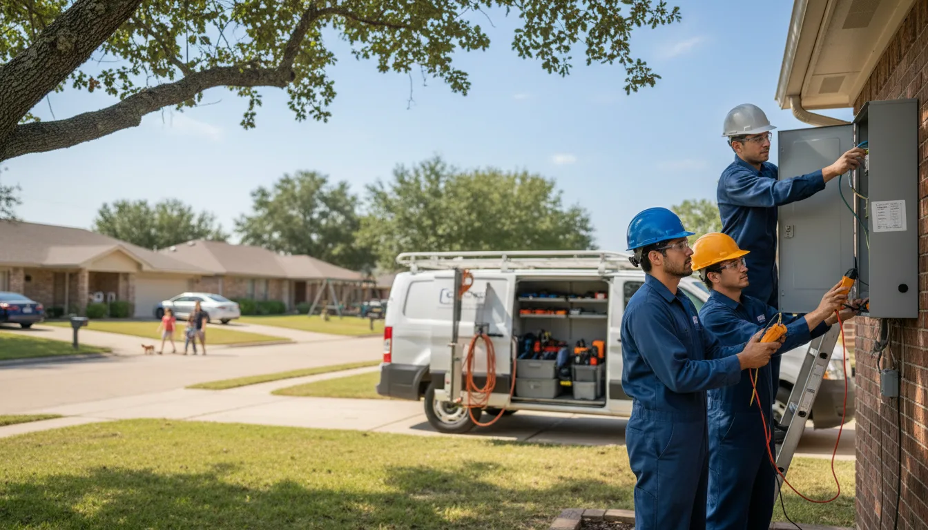 Certified electrician providing emergency electrical services in Grady, AL